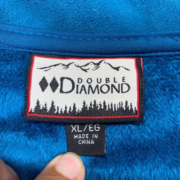 Double Diamond Womens Turquoise Full-Zip Softshell Jacket size XL Fleece Lined - Picture 5 of 16